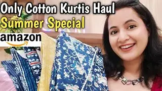 Amazon Office Wear Cotton Kurtis Haul | Amazon Kurti Sets and Kurtis Haul | Neema's Talk