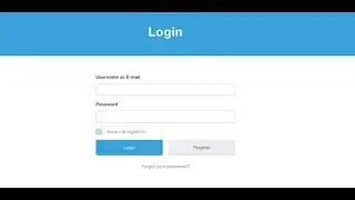 php signup login form