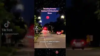 Strawberry Summer Solstice Full Red Moon