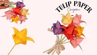 Origami Tulip | Easy Paper Flower for Beginners