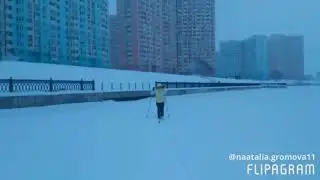 Лыжница года💪 Снежком.
