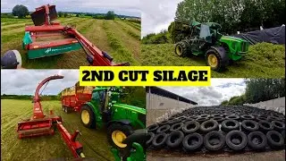 2ND CUT SILAGE - 2 DAYS HEAVY RAIN - TOUGH CONDITIONS