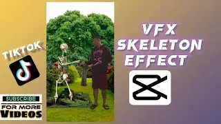 Tiktok Trend Skeleton Effect | Vfx | CAPCUT Tutorial |