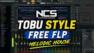 FREE FLP - NCS TOBU Style Melodic House (FL Studio 25)