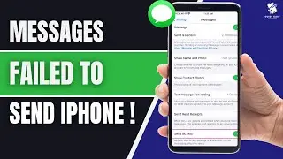 How to Fix Messages Failed to Send on iPhone (2025) | iMessage & SMS Not Sending Fix