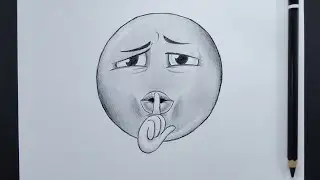 How To Draw Troll Face (Blue Emoji) Step By Step || Easy Drawing Tutorial
