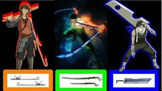 Anime Characters With Shadow Fight 2 Weapons!