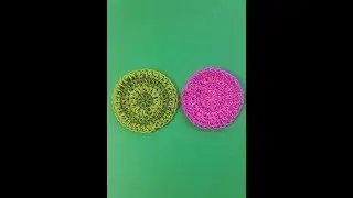САЛФЕТКА\КОВРИК из резинок на крючке воздушными петлями