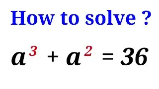 Olympiad Mathematics | Equation Solving | You should use this trick