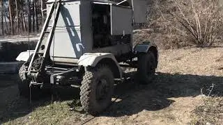 Работа передвижной ДЭС 30 кВт