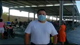 Información de vacunación 40 a 49 años interior del estado de Campeche (primera dosis) 8/06/2021
