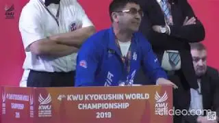 Nazar Nasirov (Russia) & Jacquot Jean Paul (France) 4TH KWU KYOKUSHIN WORLD CHAMPIONSHIP - FINALS