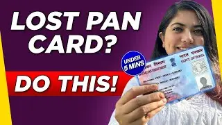 How to get Lost PAN Card online | PAN Card apply online 2024 | Duplicate PAN | GT SOS EP 11 ✅
