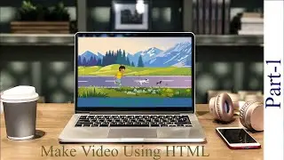 How To create a Simple Animated Video In Notepad Using HTML || Animation In HTML