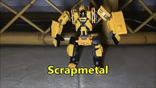 Transformers Studio Series Constructicon Scrapmetal (Road to Devastator) Part 1