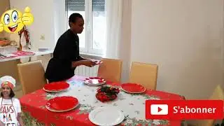 Noël (comment dresser simplement une table pour le jour de Noël)