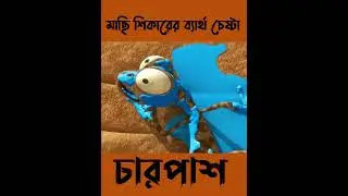মাছি শিকার করতে গিয়ে রং মাখানো ।#shorts