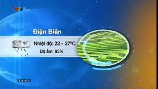 VTV6 - Dự báo thời tiết 13h ngày 14/8/2014