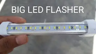How to make big LED Flasher 12V with bc547 and 2sc5200 | Bc547 project | Electro Fever