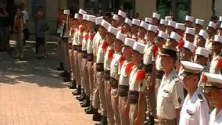 remise de képi blanc et le code d'honneur du légionnaires
