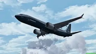Stunning! Boeing's 737 MAX on Flying Display (FSX Version)