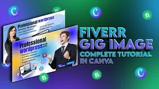 How to make fiverr gig image in canva pro | Fiverr gig image design in canva