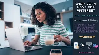 Non-phone Pinterest job pays $32 per hour! Amazon Hiring (payment proof)!