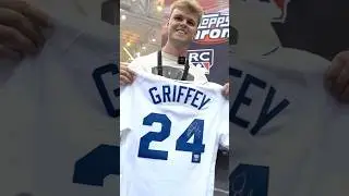 Whoever finds three MLB cards the fastest wins a signed Griffey jersey.