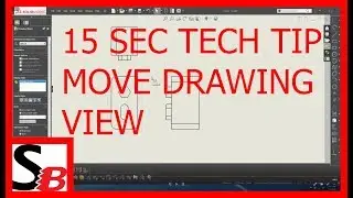 Solidworks 15 Sec Tech Tip - Move Drawing View