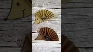 Igel Fächer basteln #diy #diycrafts #craft