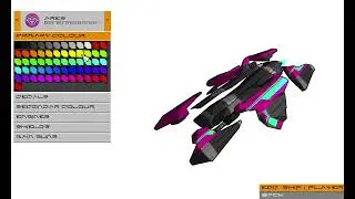 Metric Racer Dev // Early Ship Customization Test
