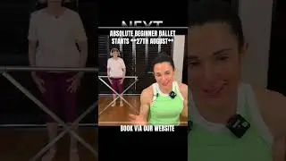 Next Absolute Beginner Workshop starts 27th August! Book via our website. #absolutebeginner #ballet