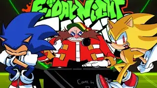 FNF: FRIDAY NIGHT FUNKIN VS RACING BUT WITHOUT A MOVING BACKGROUND | SONIC [FNFMOD] 