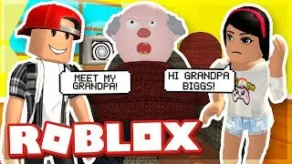 MY GIRLFREND MEETS MY GRANDPA! - ROBLOX ESCAPE GRANDPA HOUSE OBBY!