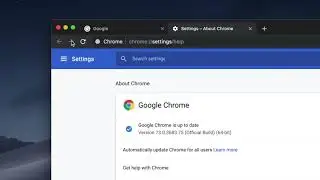 Chrome 73 DARK MODE on a Mac (longer version)