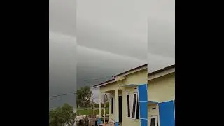 penampakan langit di Banjarbaru