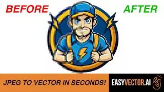 Convert JPEG to Vector in Seconds | EasyVector.ai