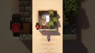 🏡 Minecraft - Blocos Pra Te Inspirar a Construir #shorts