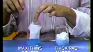 1984 Maxithins Period Pads Commercial