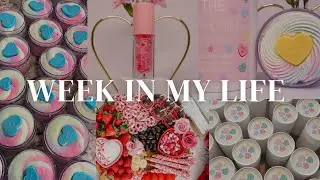 A WEEK in my life as a small business owner! Valentine’s day launch ~