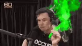 Elon Musk fumando pra não ficar sem vídeo.