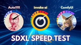 SDXL 1.0 Speed Test How Fast Is ComfyUi vs Invoke ai vs Automatic1111?