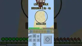 Bridging In MCPE #shorts #minecraft #minecraftshorts