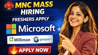 Microsoft Internship 2026 | Genpact, Milliman Hiring Freshers | Latest Off Campus Jobs 🔥