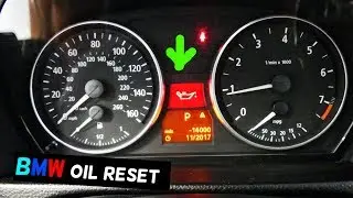 How to reset oil light on BMW E90 E91 E92 E93? 320i 325i 328i 330i 335i 316d 318d 320d 330d 335d