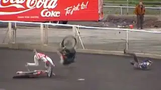 Wypadek Piotra Barona w meczu Sparty Wrocław i Wybrzeża Gdańsk – 16.04.1994 – Retro TVP3 Wrocław