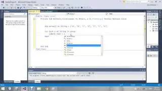 VB For Each Loop Printing