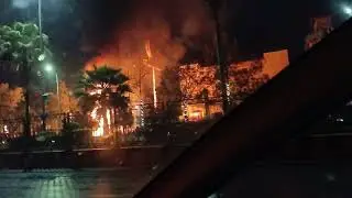 Islamabad fire on oil tanker at Petrol Pump. Dangerous fire