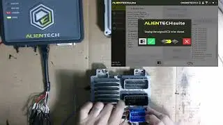 Demonstration of alientech's KESS3 programming tool cloning a AcDelco E78 ECM through boot mode