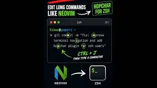 I Built a Neovim-Style Motion Plugin for Zsh